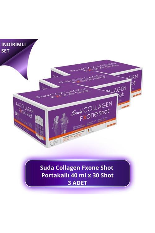 COLLAGEN Fxone Shot Orange 40 ml x 30 Shot - Portakallı 3 ADET