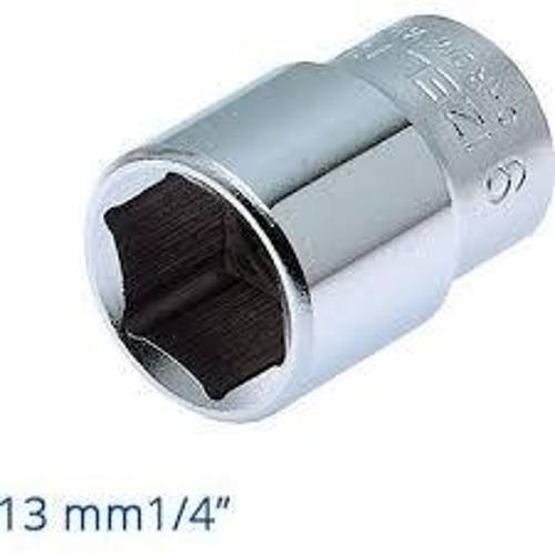 1/4” 13 mm Altı Köşe Lokma Anahtar