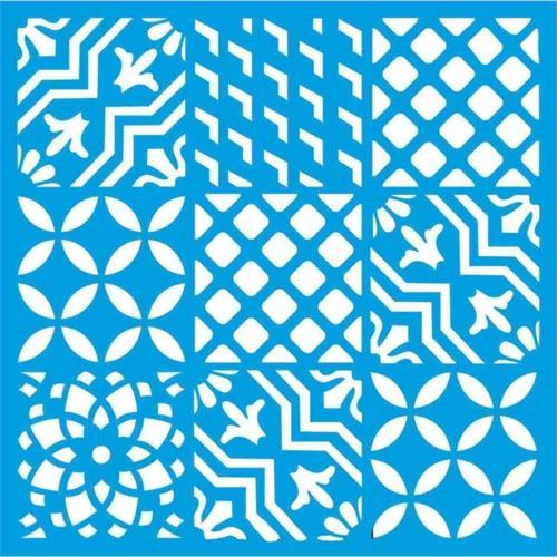 Fayans Deseni Şablon 30x30 Cm