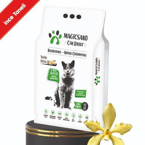 Cat Litter Vanilya kokulu Kedi Kumu 20 lt İnce Taneli
