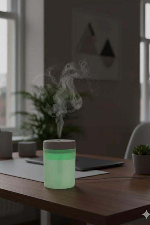 Blackbird SD11 Taşınabilir Mini 200 Ml USB Hava Nemlendirici | Araç ve Ofis İçin Renkli Işıklı