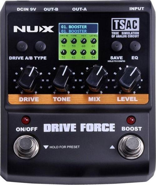 Drive Force Overdrive ve Distortion Pedalı
