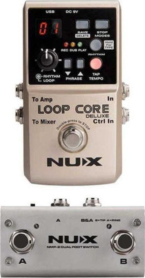 Loop Core Deluxe Looper Pedalı ve Kontrol Pedalı
