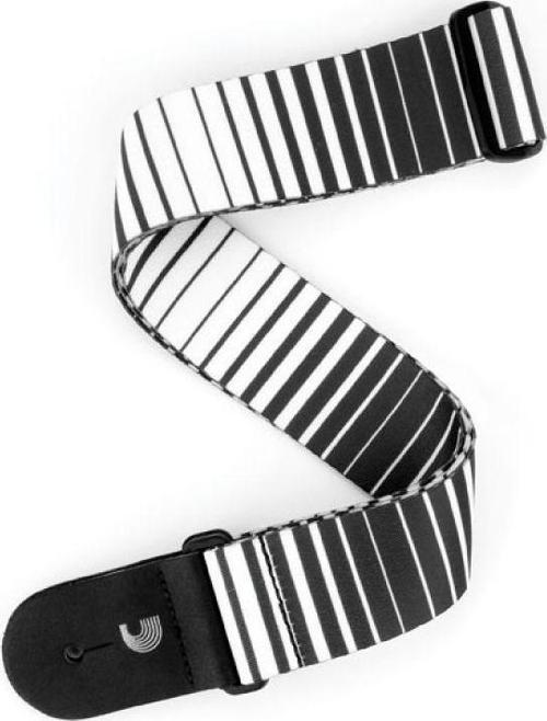 Optical Stripes Art P20S1508 Beyaz Gitar Askısı