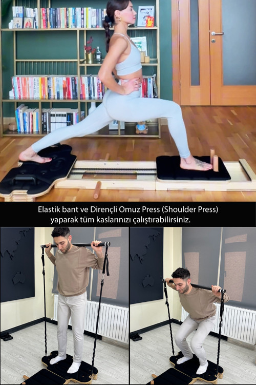 Evde Spor İçin Çok Fonksiyonlu Spor Aleti - Tam Vücut Antrenmanı