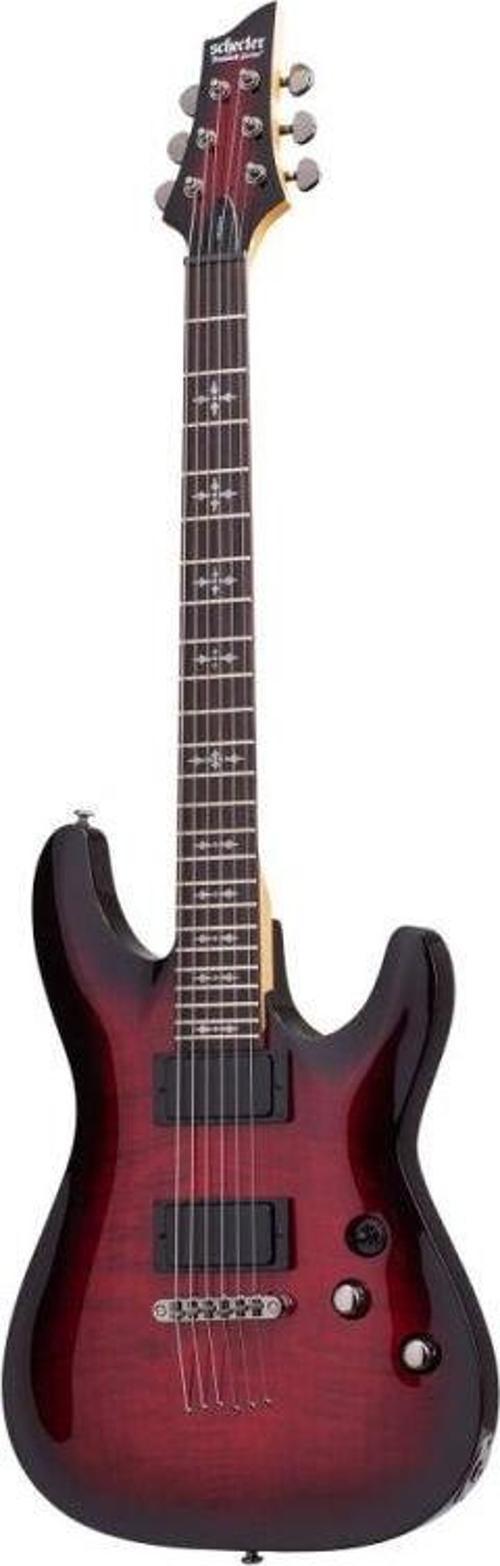 Demon-6 Elektro Gitar (Crimson Red Burst)
