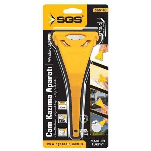 Cam Kazıma Aparatı - İki Açılı Bileme Çeliği - 60 mm.