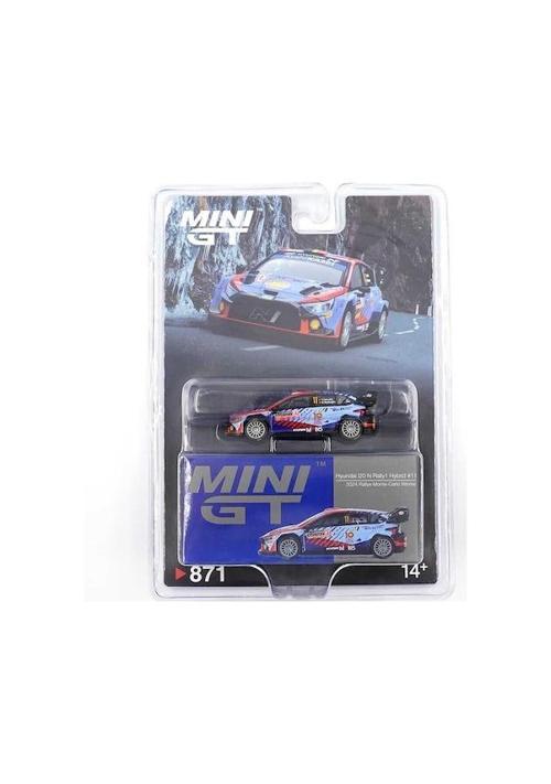 871 1/64 Hyundai I20 N Rally1 Hybrid 2024 Rallye Monte-Carlo Winner Blister Paket