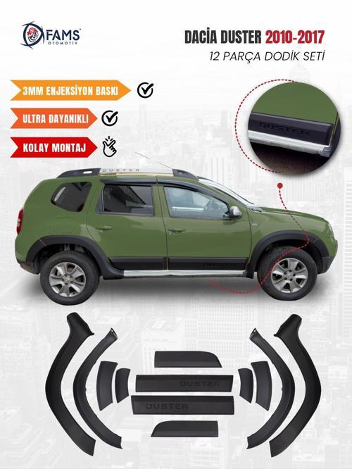 Dacia Duster Uyumlu 2010-2017 Full Dodik Seti 12 Parça (Duster Baskılı)
