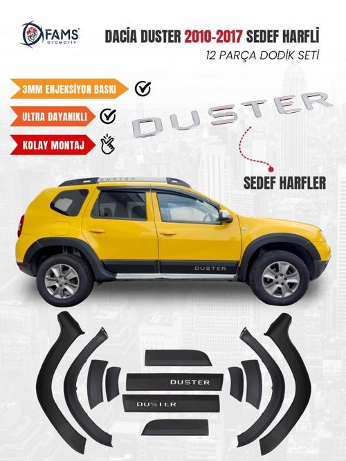 Dacia Duster 2010-2017 Uyumlu Dodik Seti 12 Parça (Sedef Harfli)