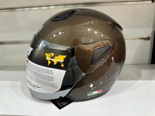 Kask Sw-733 Yarım Aynalı Camlı KAHVERENGİ