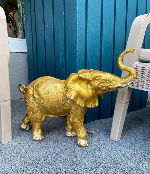 Dekoratif Fil Biblo Bahçe Dekoru Ev Ofis Heykel