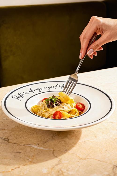 Tavola Porselen Makarna Tabağı