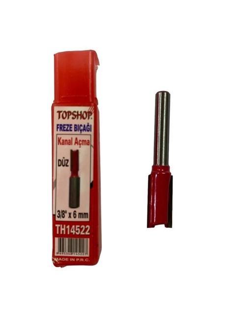 Topshop 14522 Düz Kanal Açma Freze Bıçağı 3/8''x6 mm