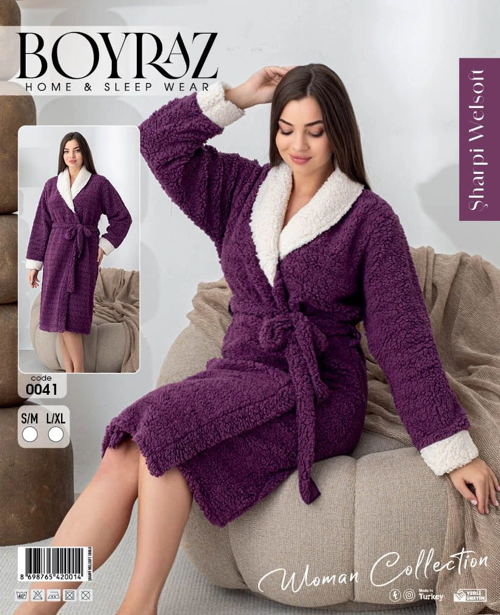 Boyraz 0041 Kadın Sharpi Welsolf Sabahlık