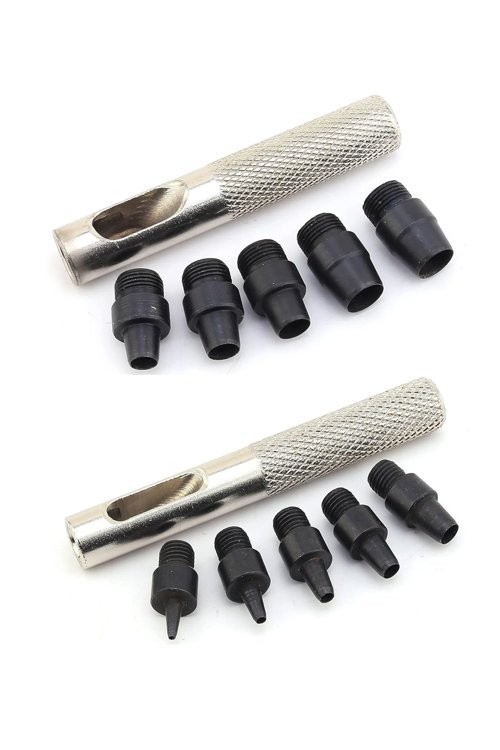 El Tipi Vurma Delgeç Zımba – Çanta, Kemer, Ayakkabı, Kumaş, Karton ve Deri (10'lu Set)