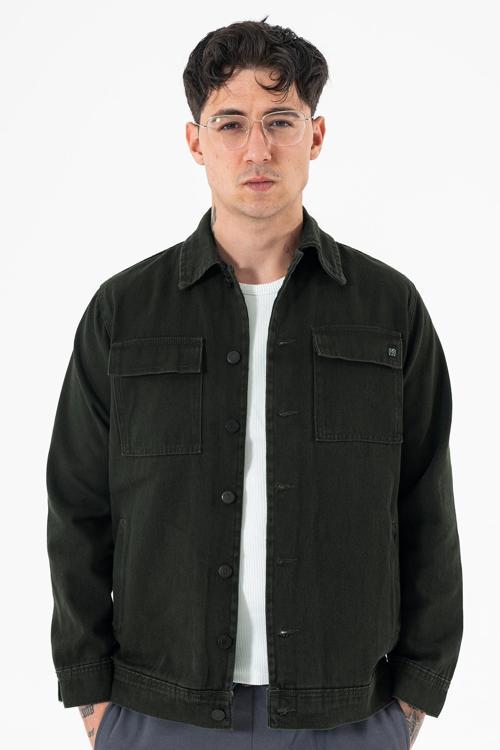 Erkek Kot Ceket Regular Fit Gömlek Yaka Haki