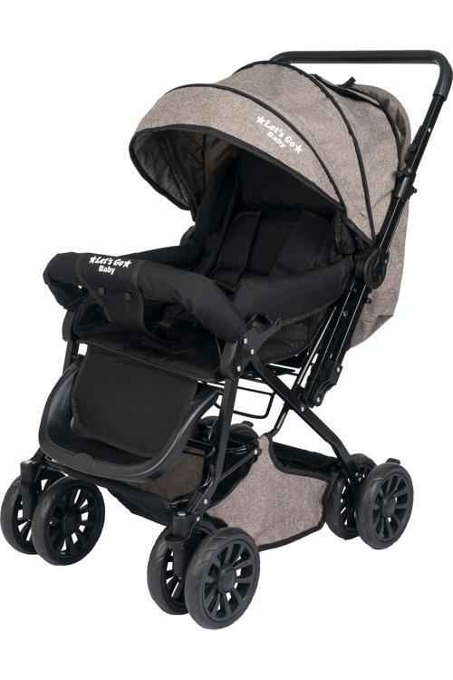 Berre Çocuk Ergonomik Bej Bebek Arabası