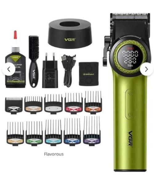 SMP vgr 001 saç kesim makinası  9000 RPM LED ekran berber salan Profesyonel