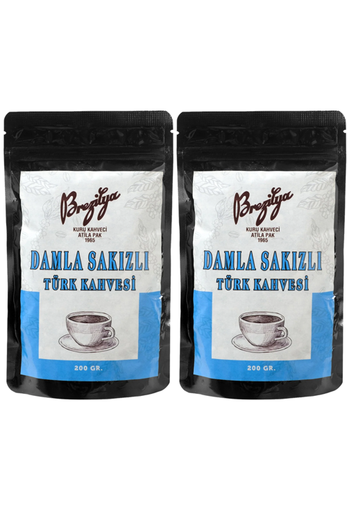 Damla Sakızlı Türk Kahvesi 200 gr x 2 Adet