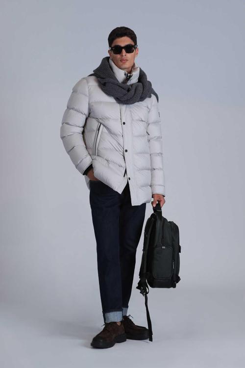 Rild Kaz Tüyü Erkek Mont Taş