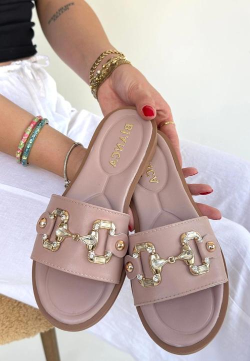 Toha Pudra Cilt Tokalı Terlik