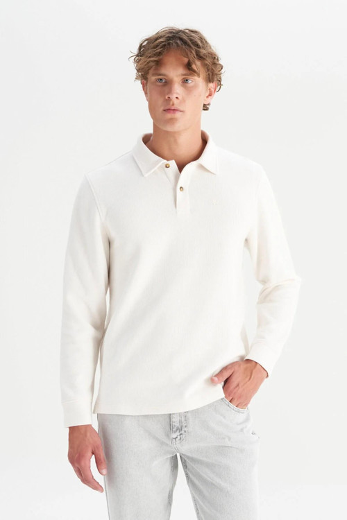 Erkek Polo Yaka Sweatshirt W2520381104