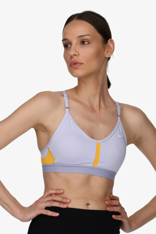 Training Indy Dri Fit Light Support Bra Jungle Kadın Spor Sütyen Lila-Sarı