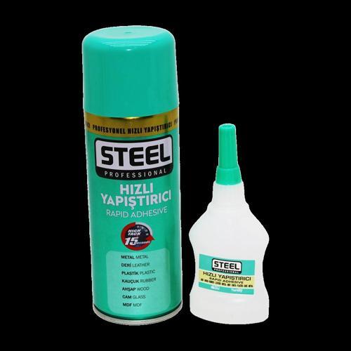 STEEL 400ML+60GR BÜYÜK HIZLI YAPIŞTIRICI (5365)
