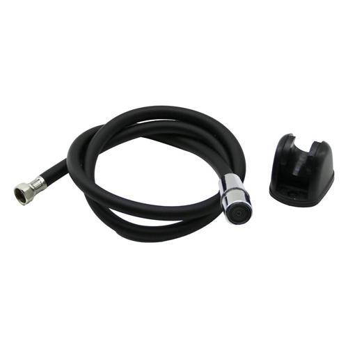 SİYAH PLASTİK PERLATÖRLÜ TAHARATMATİK HORTUM  120CM (5365)