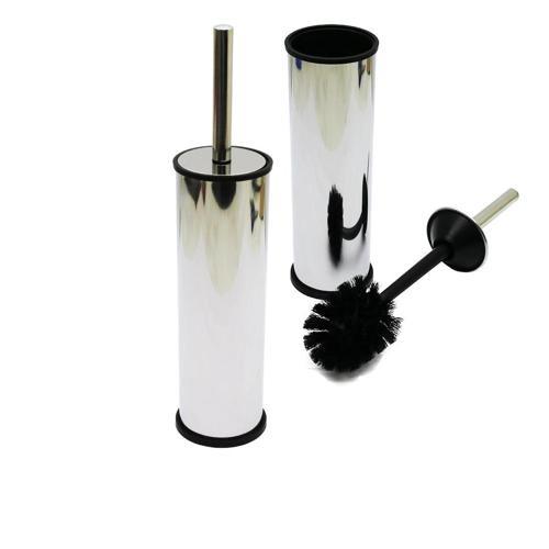 MİKRO-1  EKO METAL  KLOZET WC FIRÇA SETİ DÜZ KAPAK (5365)