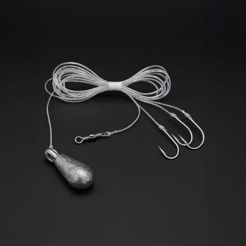 3 İğneli Kurşunlu Beden Takımı - Dip Beden Oltası - Fırdöndülü - 15 gr