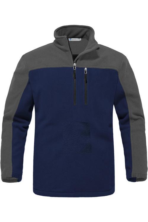 Erkek Mountain Windproof Yarım Fermuarlı Cepli Polar