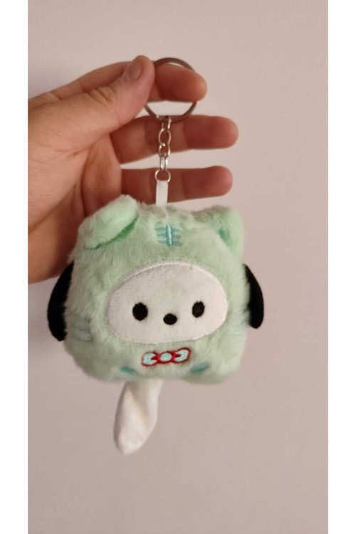 Peluş Kuyruklu Anahtarlık Çanta Aksesuar