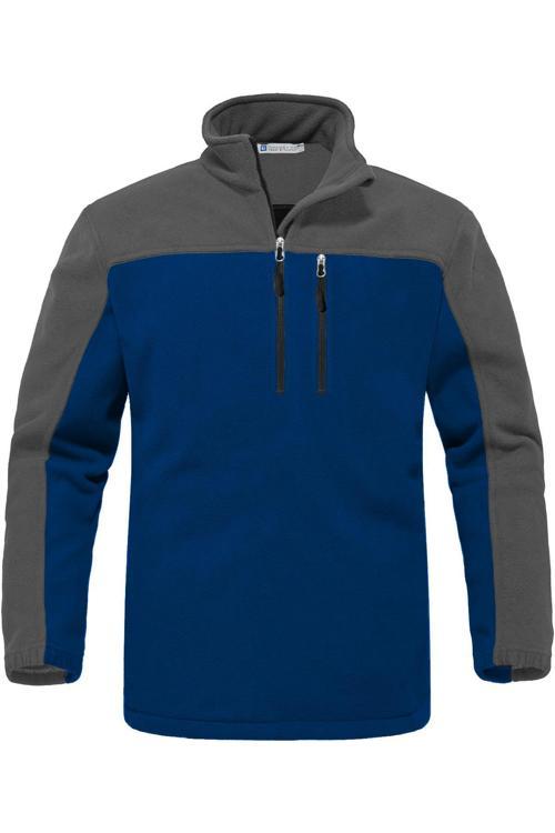 Erkek Mountain Windproof Yarım Fermuarlı Cepli Polar