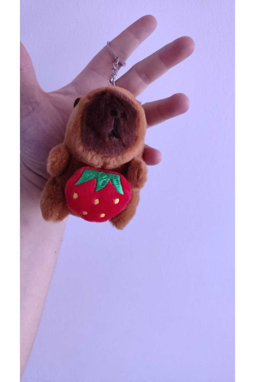Capybara Peluş Anahtarlık 10 Cm