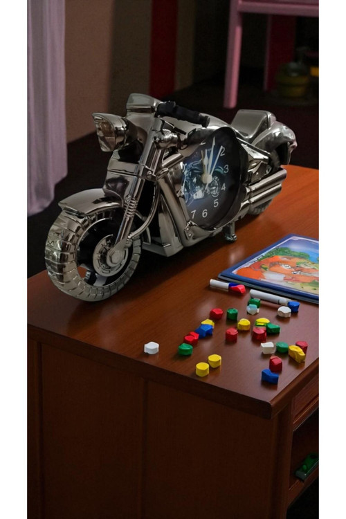 Motorbisiklet Görünümlü Çalar Saat