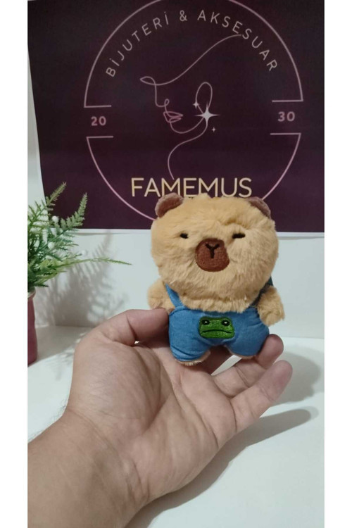 Lüsk Kaliteli Peluş Ayıcık Anahtarlık 12 Cm