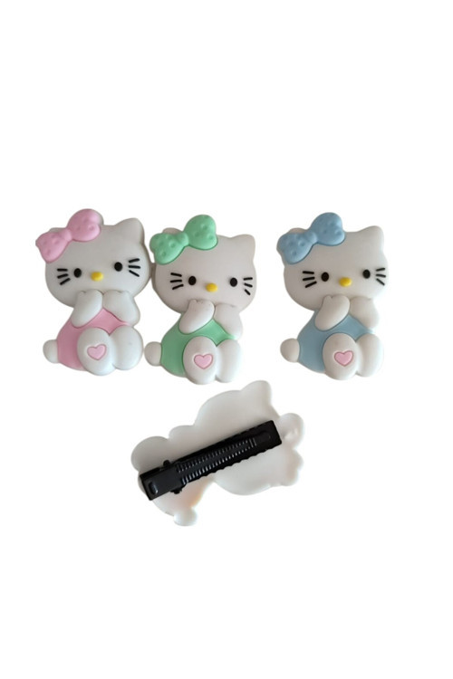 Hello Kitty Figürlü Sevimli Saç Tokası – 1 Adet Gönderim (10493)( Renk Seçimi Için Mesaj Atınız)