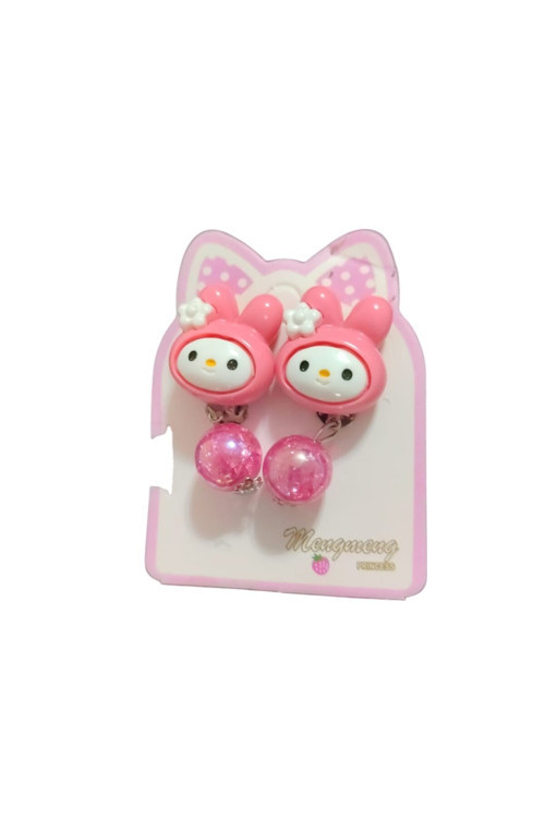 Sevimli My Melody Figürlü Pembe Çocuk Saç Tokası – 2’Li Set