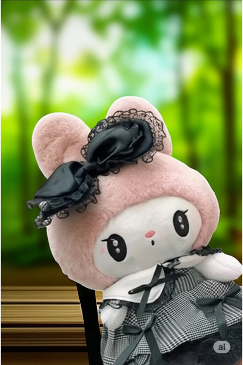 Kuromi Müzikli Peluş Çanta