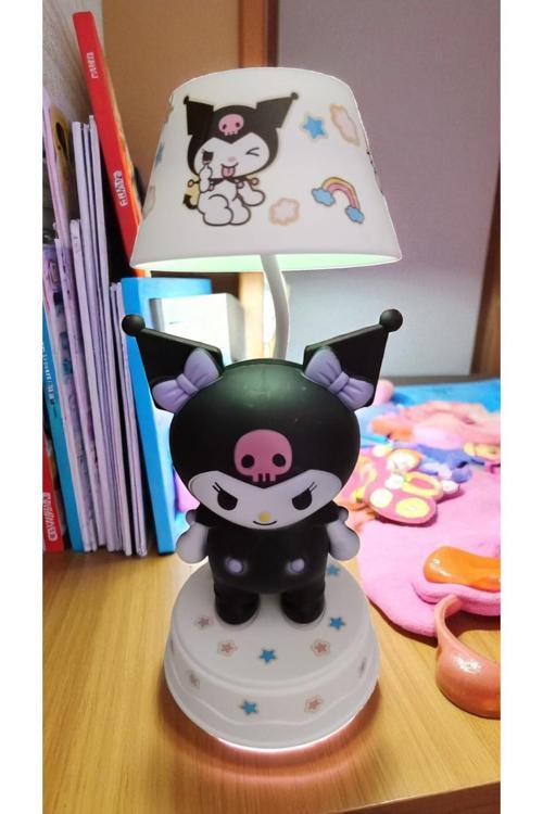 Kuromi Masa Üzeri Gece Lambası Boyut 25 Cm