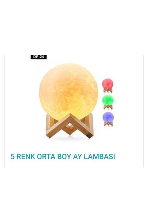 Ay Şeklinde Renk Değiştiren Lamba