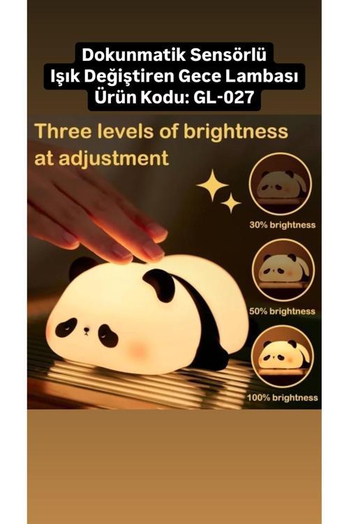 Sensörlü Işık Değiştiren Panda Gece Lambası