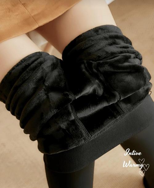 FK Ağır Gramajlı İçi Peluş Termal Siyah Ultra Kaliteli Esnek Çorap Tayt - Winter2025