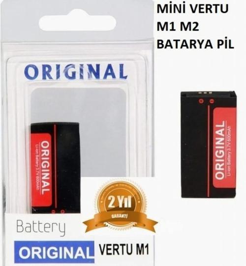 Mini Vertu M1 M2 Batarya Pil Battery Garantili 750 Mah