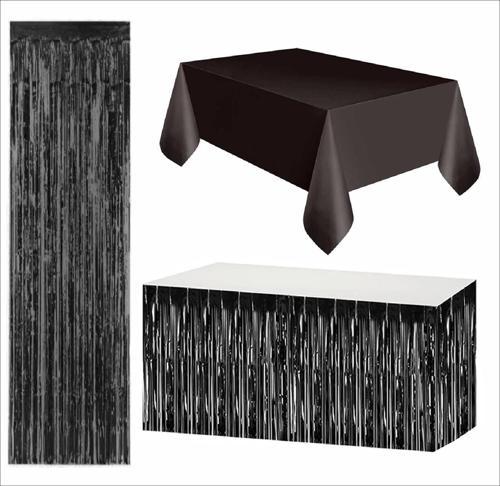 Siyah Masa Örtüsü, Siyah Masa Eteği, Siyah Arka Fon