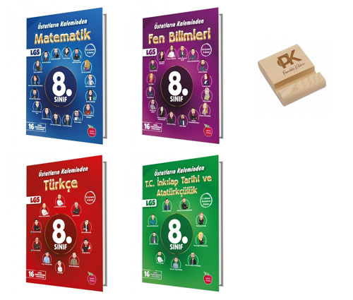 Newton LGS 8. Sınıf Üstatların Kaleminden Matematik Fen Türkçe ve İnkılap 16lı Branş Denemeleri 4lü Set