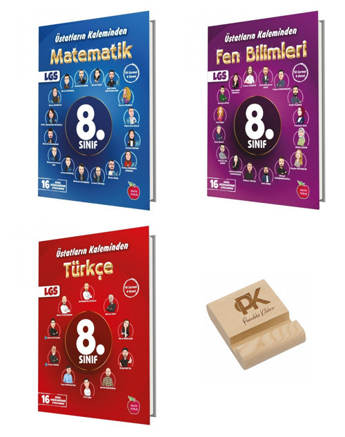 Newton LGS 8. Sınıf Üstatların Kaleminden Matematik Fen ve Türkçe 16lı Branş Deneme Seti