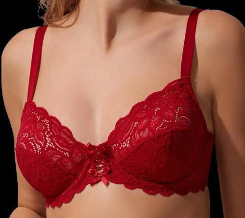 MDB Nurteks 1050 Kadın Balenli Dantelli Toparlayıcı Sütyen